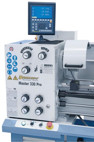 Bernardo Master 330 Pro incl. 3-axis digital display ES-12 V universal lathe